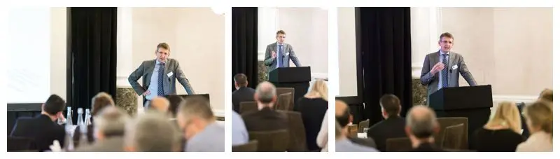 Conference Speaker Podium London Hotel Event Photographer