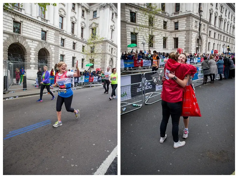 Finishing the London Marathon 2015 Photographer
